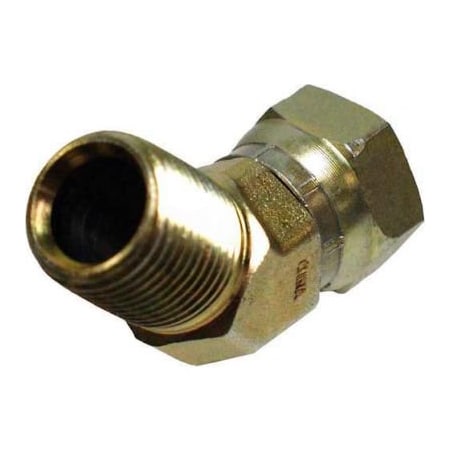 Apache Apache Hydraulic Adapter 39005550, 1/2" Male Pipe X 1/2" Female Pipe Swivel 39005550